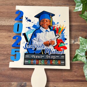 Set of Custom Graduation Hand Fans | Personalized Photo Fans | Class of 2025
