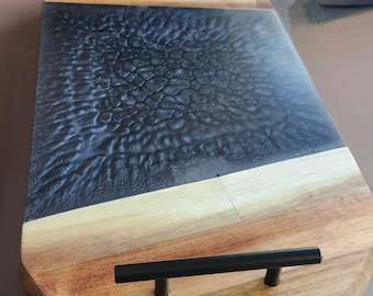 Epoxy & Oak serving tray