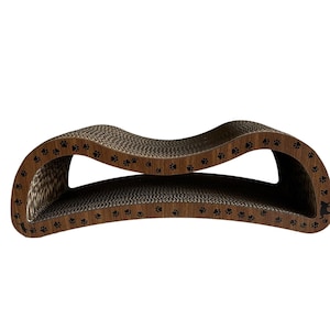 Rascador para Gatos - Alta Calidad - Cartón Rascador para Gatos de Doble Vía - Duradero y Divertido - 21*58*20 cm - Tamaño M