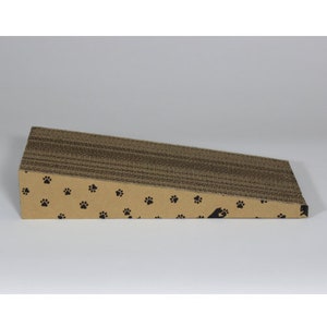 Hoogwaardige krabplank voor katten - natuurlijk kattenkrabkarton - solide en duurzaam - 20*44*8 cm - kattenkrabpaal