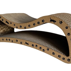 Tablero rascador para gatos de alta calidad - Tablero rascador para gatos premium - El nuevo favorito de su gato - 21*67*29 cm - Rascador para gatos - Tamaño L