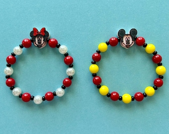 Minnie Mouse/Mickey Mouse Bracelet