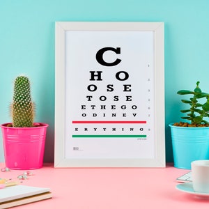 Choose to See the Good in Everything Poster