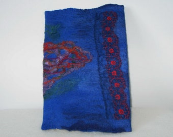 Felt Journal Notebook Cover Organizer Notebook Diary Blue
