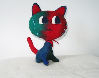 Cat Wool Felt Toy Stuffed Animal