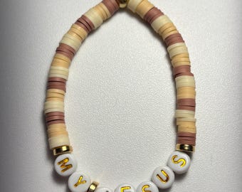 My Jesus Anne Wilson Song Beaded Bracelet - Christian