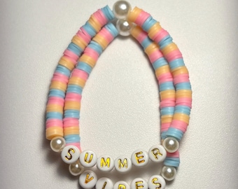 Summer Vibes Beaded Bracelets - Seasonal
