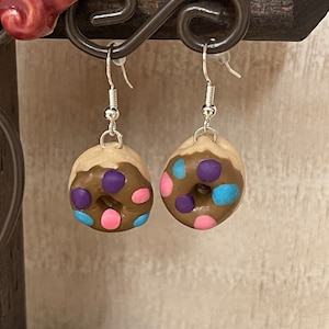 Donut Earrings - Clay Earrings