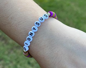 Dionysus, God of Wine Beaded Bracelet - Greek Mythology