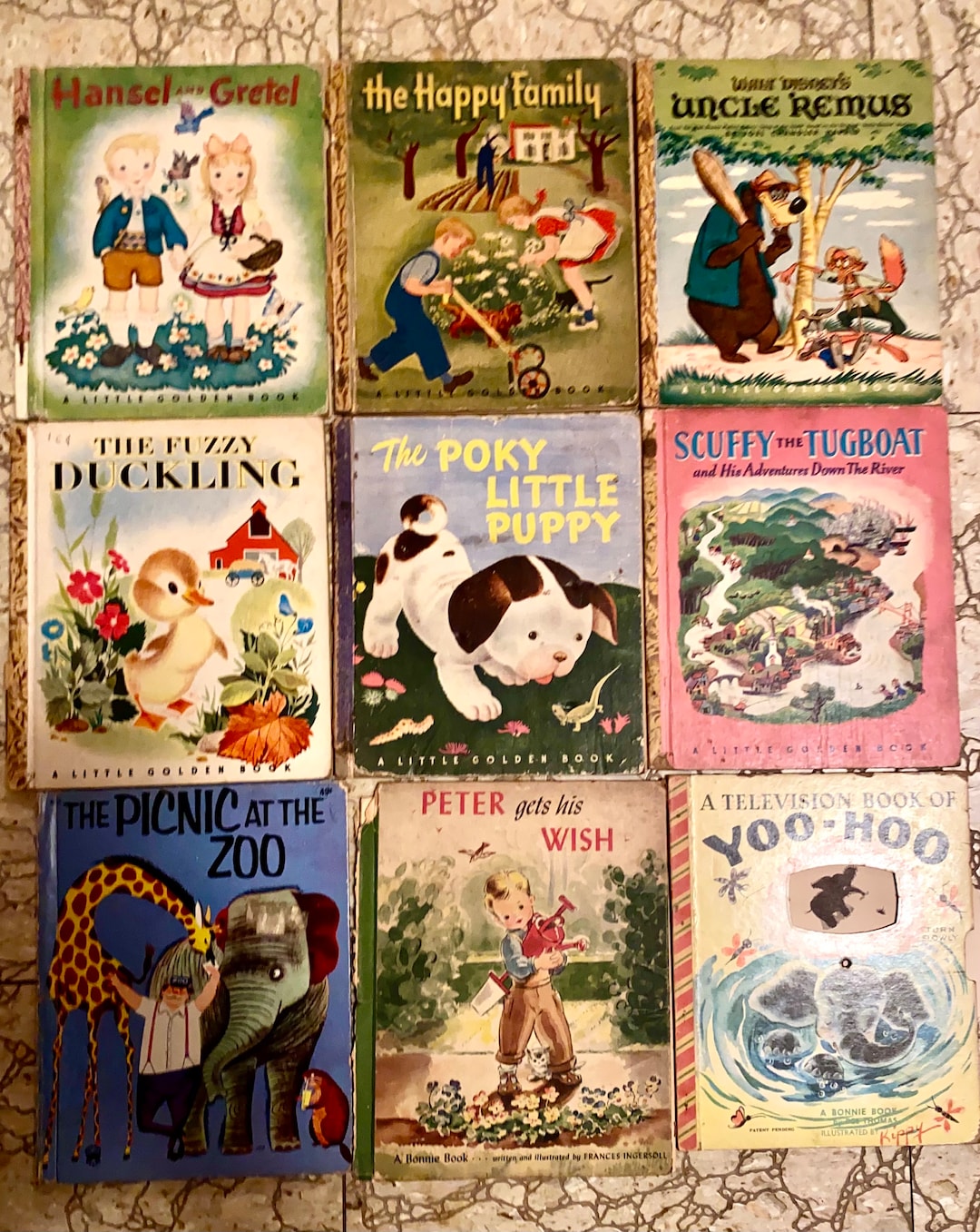 Vintage Golden Books Plus Extras, Children's Picture Books ~ Old