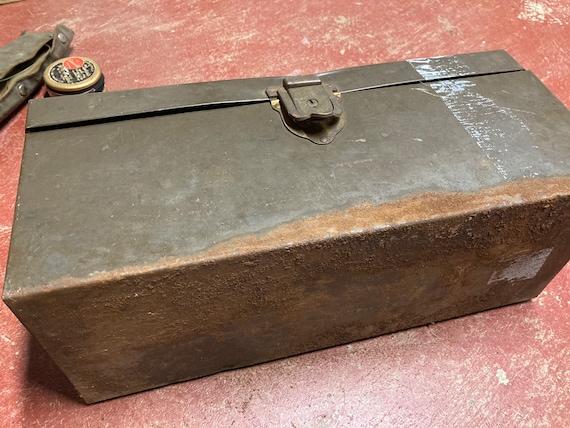 Saleantique 1920s Kennedy Fishing Tackle Box Metal Brass Vintage Rod and  Reel Collector-fish Tackle or Tool Box 