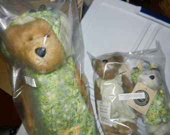 3 Boyds Bears and Friends~ Original T.J’s Best Dressed Collection ~ Limited Edition With Tags and Box~ Spring Time Easter Teddy Bear Decor