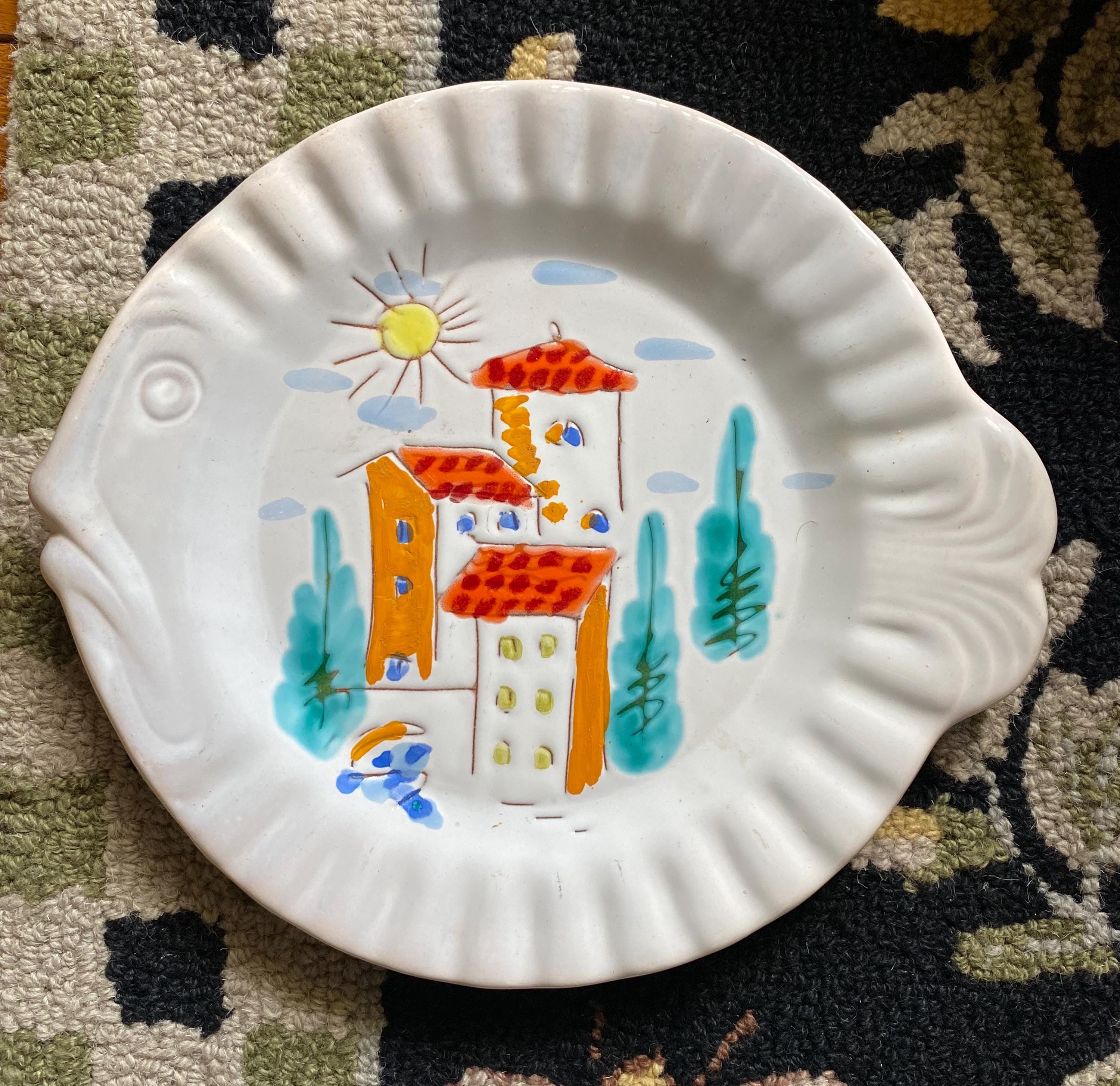 イタリア製★アンティークDesimone ディナープレートセット Desimone Italy Plate - Etsy
