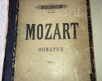 Sale~ Mozart Sonaten No. 486 Piano, Violin Music Book Bound ~ Symphony Edition Peters~Dossenheim, Germany