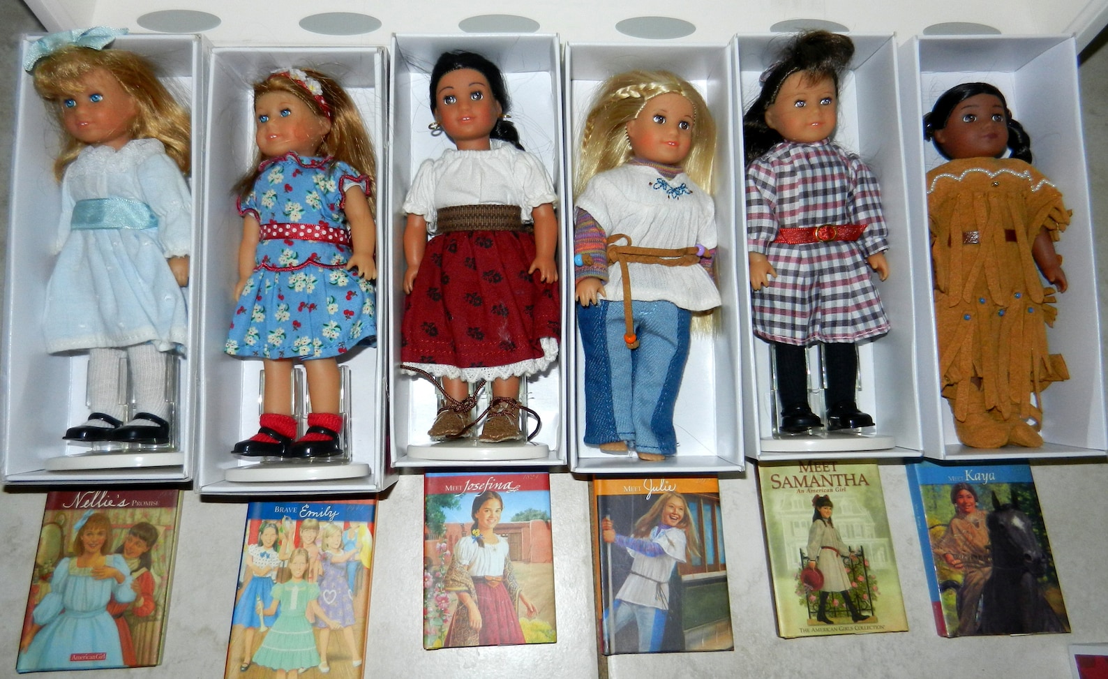 Sale Lot of American Girl Mini Dolls All with Mini Books Etsy