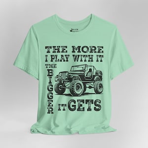 Zabawna koszulka Jeep Offroad: Koszulka z grafiką 4x4 Mudding