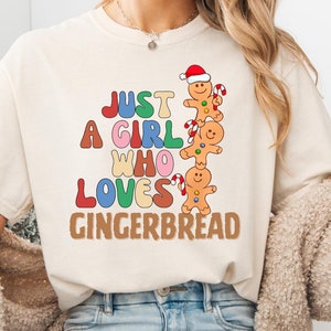 Comfort Colors®  GINGERBREAD Sweatshirt, Christmas Shirts, Family Christmas Hoodies, Christmas Sweatshirts for Women, Merry Christmas Shirt