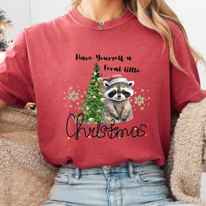 Comfort Colors®  MERRY FERAL CHRISTMAS Sweatshirt, Christmas Shirts, Family Christmas Hoodies, Christmas Sweatshirts for Women