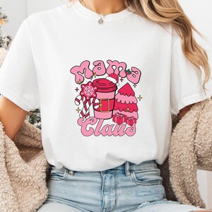 Comfort Colors® Mama Claus Sweatshirt, Christmas Shirts, Family Christmas Hoodies, Christmas Sweatshirts for Women, Merry Christmas Shirt