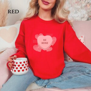 Love Sweatshirt, Heart Hoodie, Valentines Day Sweatshirt, Women&#39;s Sweatshirt, Couple Sweatshirt, Gift For Her, Love Shirt