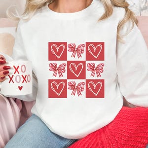 Love Sweatshirt, Heart Hoodie, Valentines Day Sweatshirt, Women&#39;s Sweatshirt, Couple Sweatshirt, Gift For Her, Love Shirt