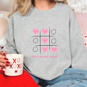 Love Sweatshirt, Heart Hoodie, Valentines Day Sweatshirt, Women&#39;s Sweatshirt, Couple Sweatshirt, Gift For Her, Love Shirt