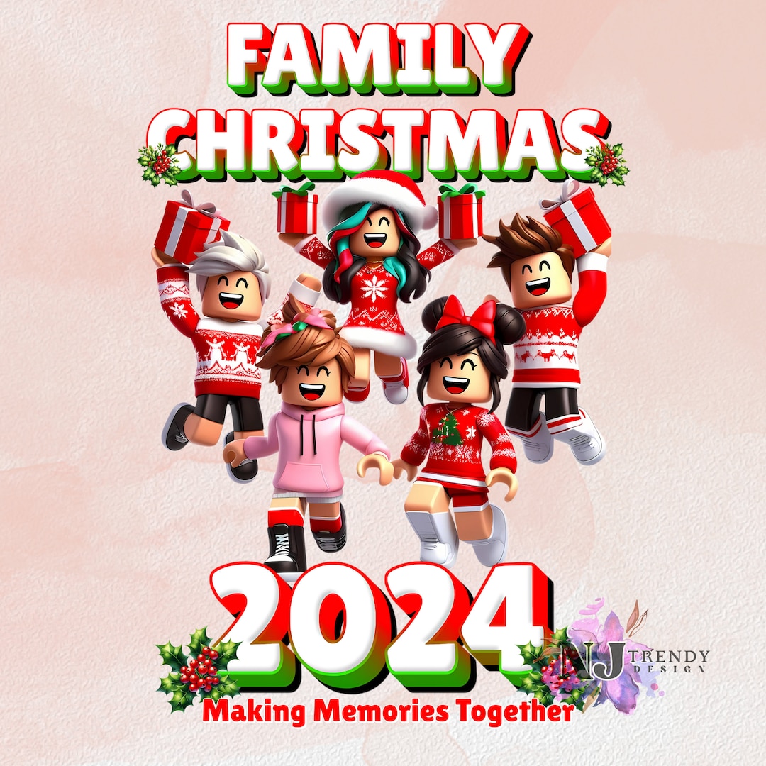 Roblox Family Christmas 2024 PNG Christmas Roblox PNG Family Il 5i17 