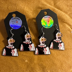 Art the clown earrings