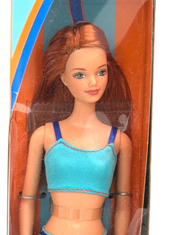 Vintage Midge Doll Surf City Barbie Red Hair Mattel 28421 (2000s