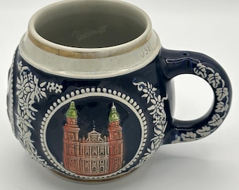 Vintage German Beer Stein, Vintage Mug