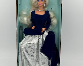 1995 Winter Velvet Barbie Doll, Avon Exclusive, Mattel