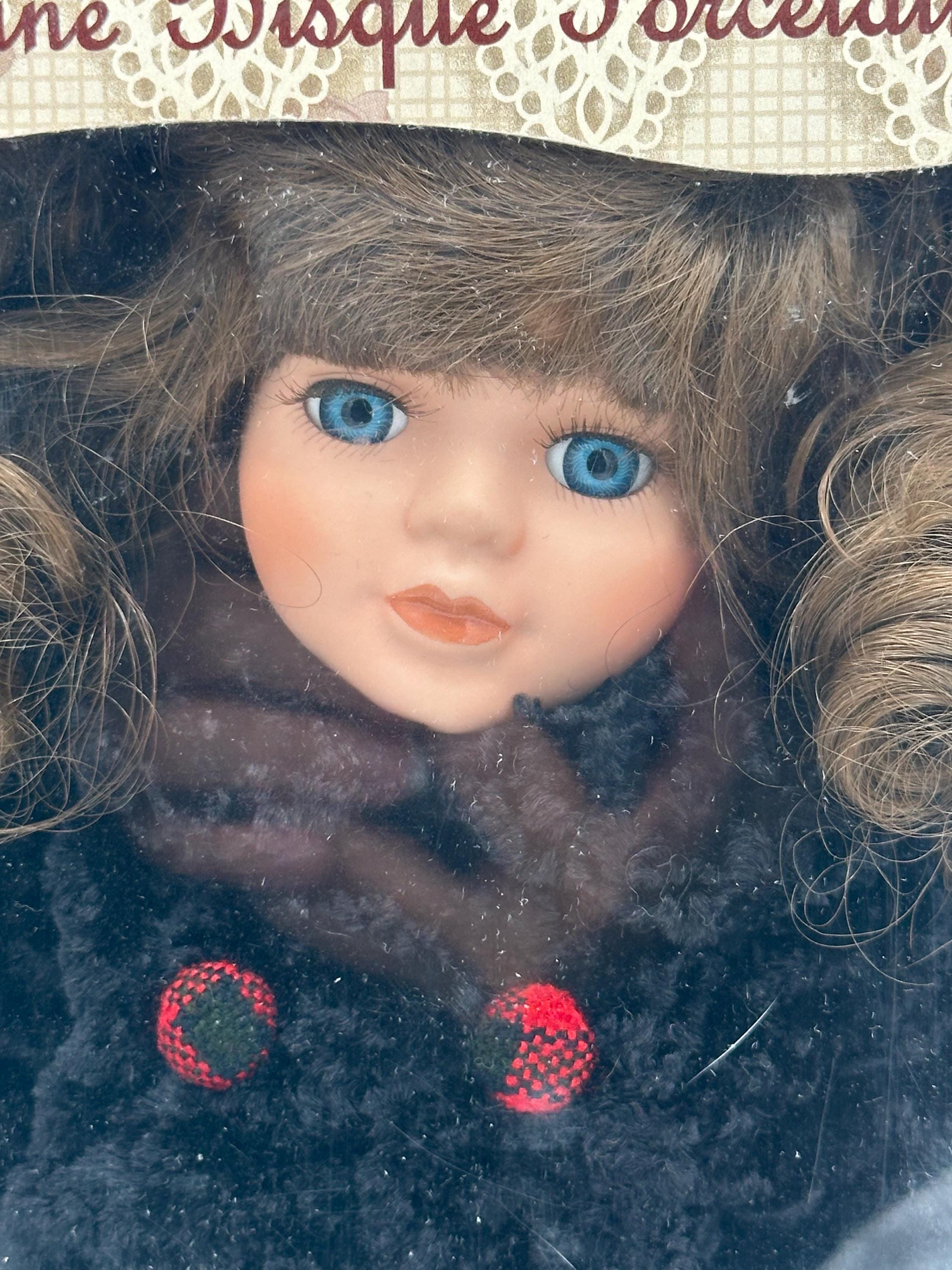 Vintage Porcelain Doll, Special Edition Collectible, 14 Inch