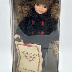 Original Porcelain doll, Vintage Porcelain Doll Special Edition Collectible Doll, Classic Treasures, girls toy