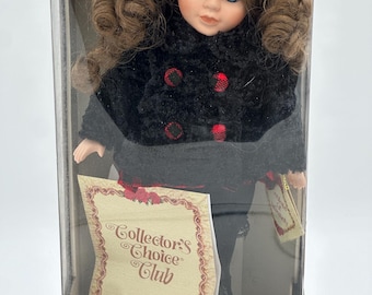 Vintage Porcelain Doll, Special Edition Collectible, 14 inch