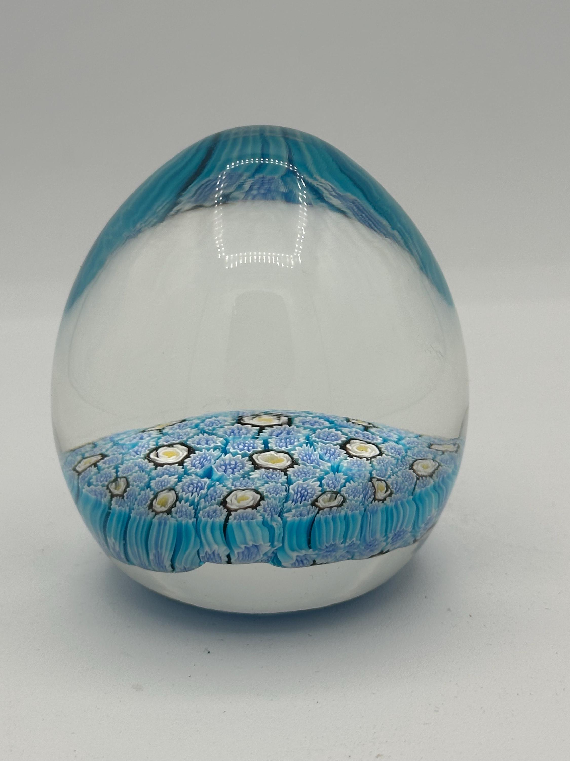 美品 MURANO GLASS ムラーノガラス イタリア製 ペーパーウェイト MURANO (ムラーノ) ペーパーウェイト ヴェネチアンガラス