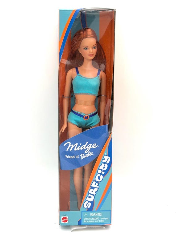 Vintage Midge Doll Surf City Barbie Red Hair Mattel 28421 (2000s