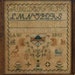Primitive Cross Stitch Pattern - 1842 SAW Sampler