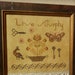 Primitive Cross Stitch Pattern - Live Simply