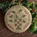 Primitive Cross Stitch Pattern - Quaker Holly Pinwheel