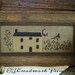 Primitive Cross Stitch Pattern - Nightingale's Garden