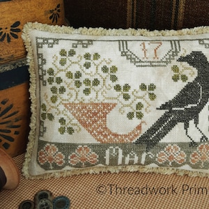 Beggar&#39;s Luck - Primitive Cross Stitch Pattern