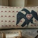 Primitive Cross Stitch Pattern - American Eagle Pinkeep