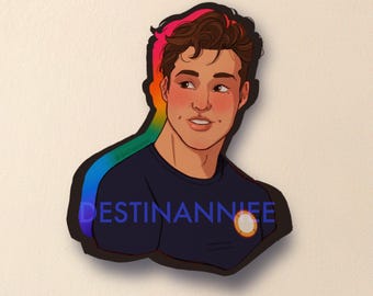 pegatina gay de Eddie Diaz