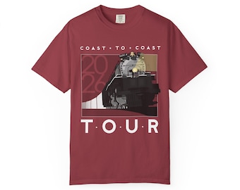 Big Boy 4014 Coast to Coast Tour Shirt | Steam Train T-Shirt | Railroad Gift | Railfan Apparel | America 250