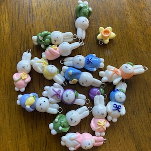 Handmade Clay Miffy Charm (custom)