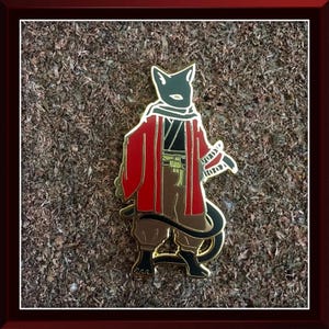 Nekomata Ronin - Spilla in smalto duro