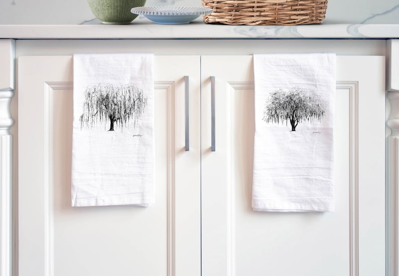 FlyYoungStudio Weeping Willow Tea Towel - Thumbnail 2