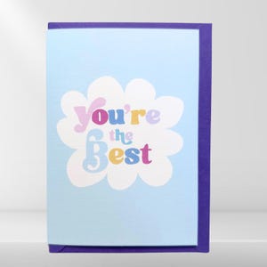 Vous êtes la meilleure, vierge à l'intérieur. Téléchargement numérique imprimable, enveloppe incluse. C6 A6, carte d'amitié, meilleur humain, cadeau d'amitié