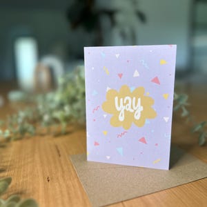 Greeting Card - YAY