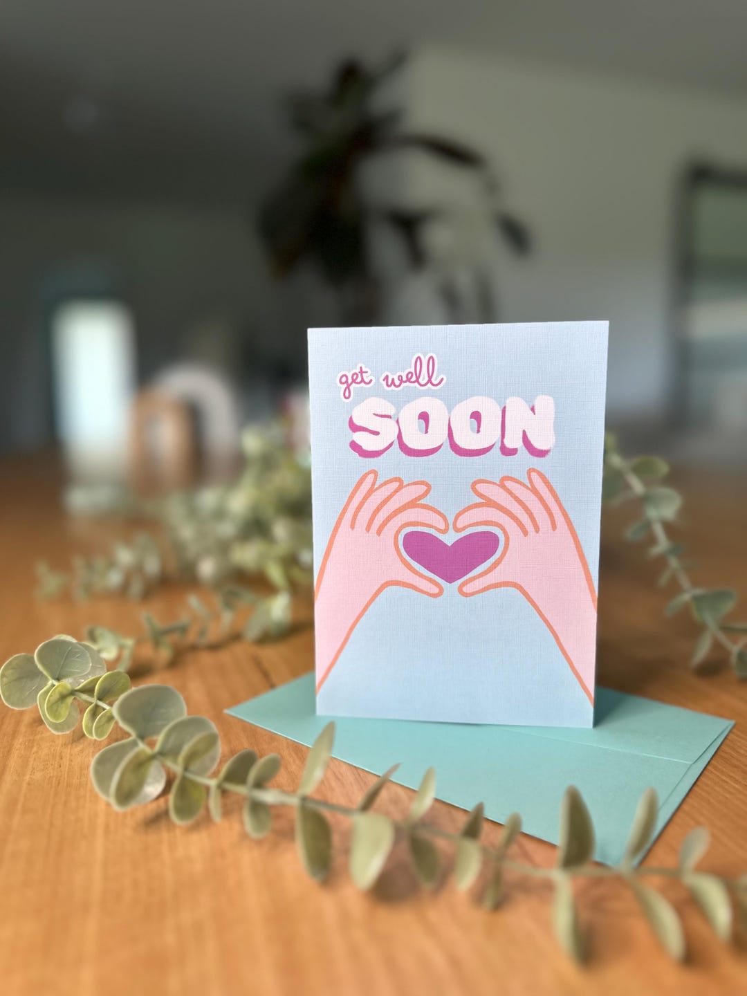 Get Well Soon Card - Etsy